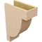 Ekena Millwork 6"W x 12"D x 18"H Classic Alpine Rough Cedar Woodgrain TimberThane Corbel, Primed Tan CORUR06X12X18ALPRCPR - alternate 4